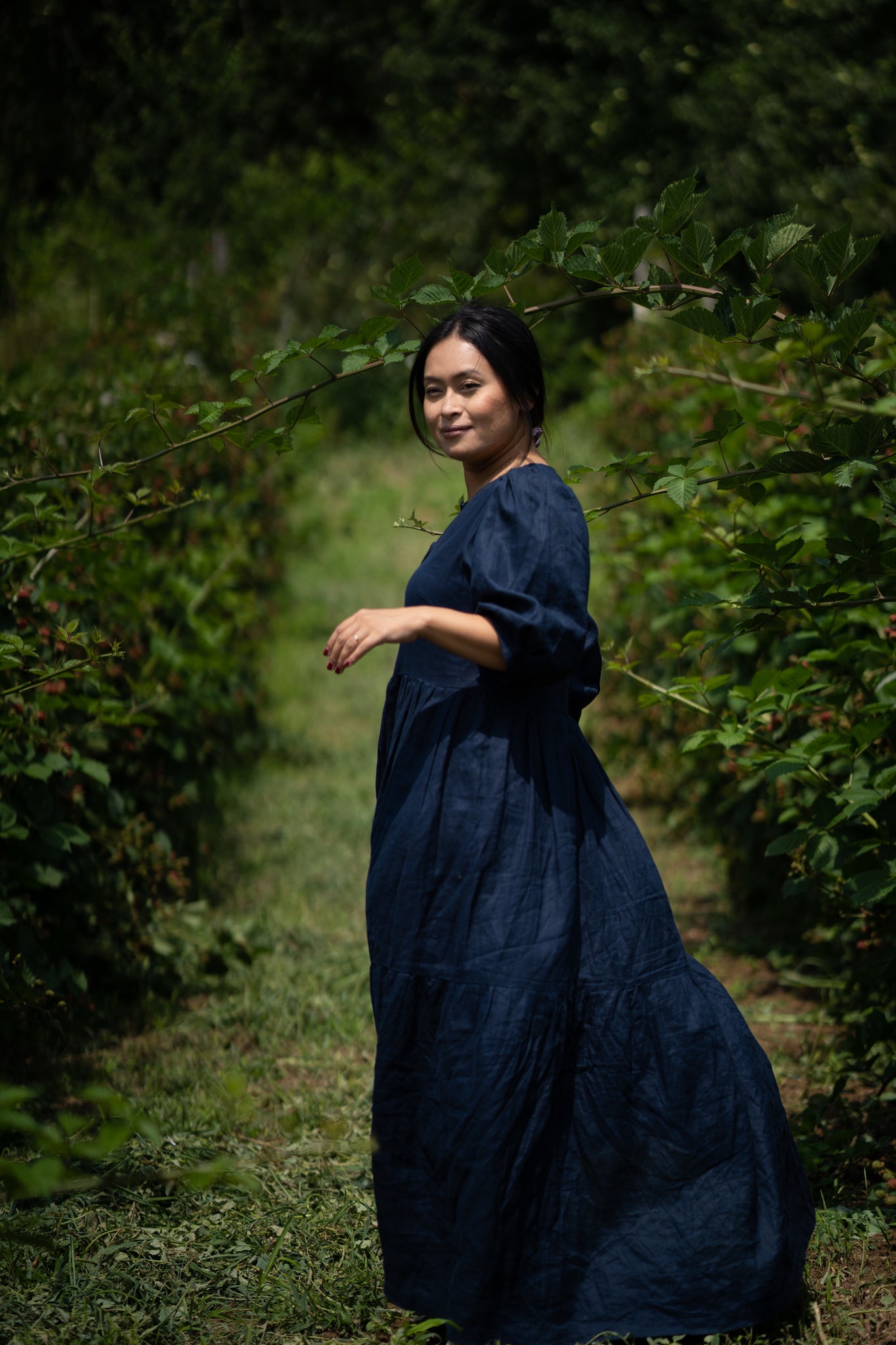 ANA MAXI LINEN DRESS