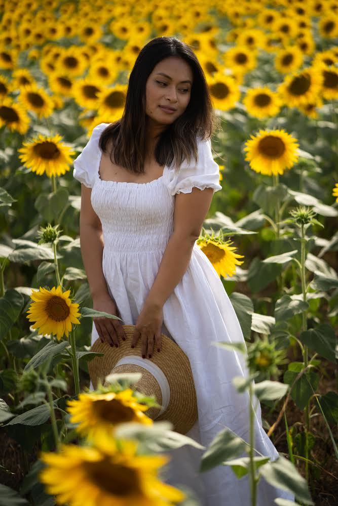 NATASHA LINEN DRESS