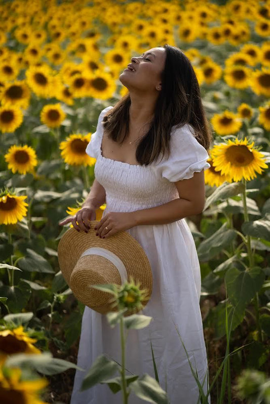 NATASHA LINEN DRESS