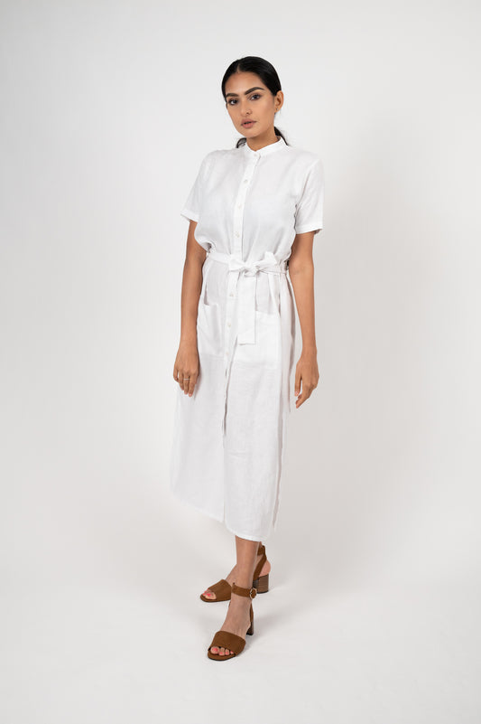 POOJA LINEN DRESS