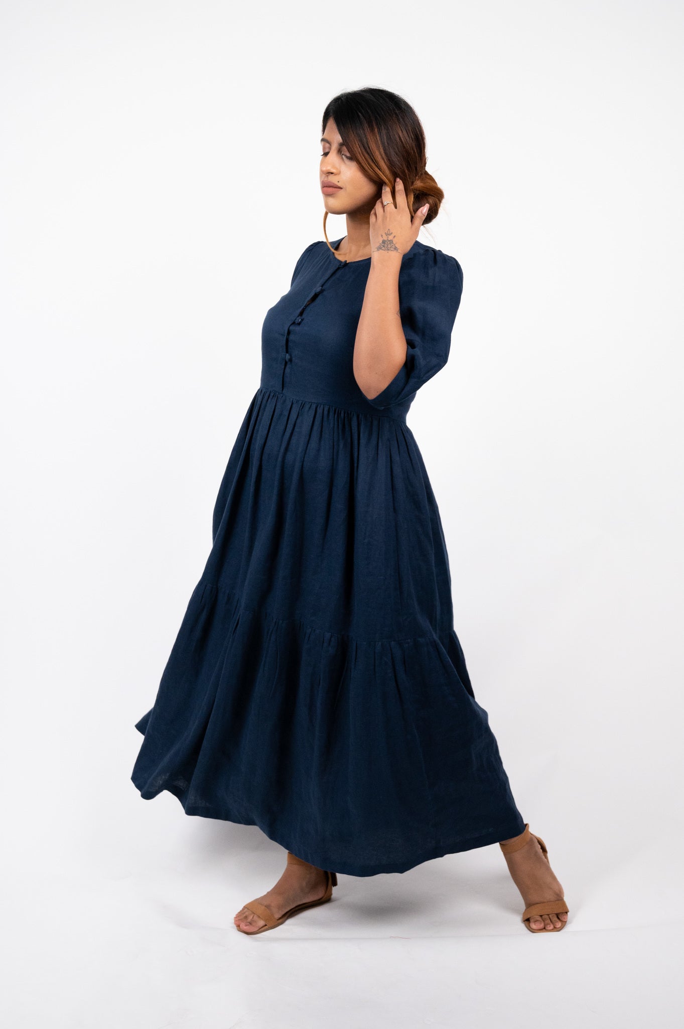 ANA MAXI LINEN DRESS