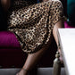 SIAN SILK SKIRT WITH SLIT
