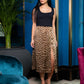 SIAN SILK SKIRT WITH SLIT